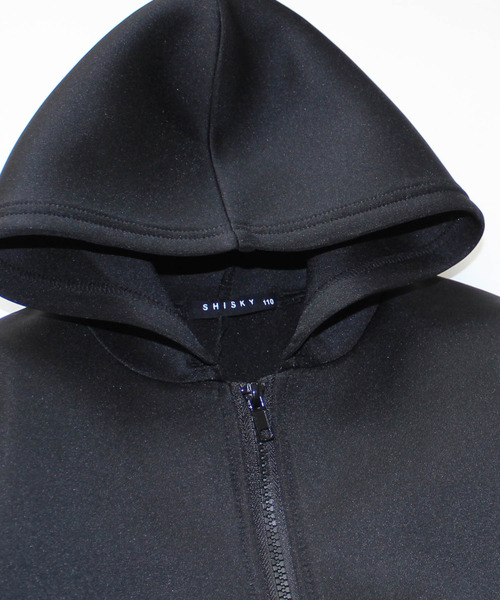 THE CASUAL（カジュアル）の「2本ライン ジップアップ パーカー サンドイッチダンボール キッズ（パーカー・キッズ・ネイビー/杢グレー/ブラック/ブラック系その他・130cm/150cm/120cm/160cm/140cm/110cm）」の10枚目の写真