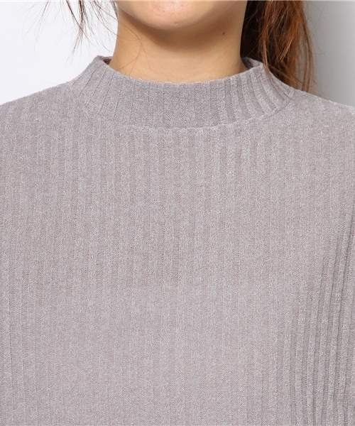 Kastane(カスタネ)の「【Kastane】ハイネックリブプルオーバー(Tシャツ/カットソー・レディース・アイボリー/グレー/ボルドー/ネイビー・FREE)」の8枚目の写真