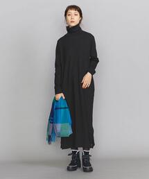 BEAUTY&YOUTH UNITED ARROWS | BY テレコIラインタートルネックロングスリーブワンピース2(ワンピース)
