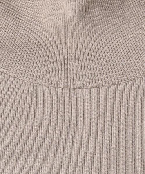 BEAUTY&YOUTH UNITED ARROWS(ビューティーアンドユースユナイテッドアローズ)の「BY テレコIラインタートルネックロングスリーブワンピース2 ◆(ワンピース・レディース・ブラック/ライラック/ベージュ・FREE)」の4枚目の写真