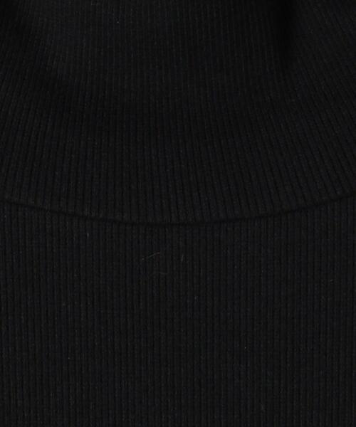 BEAUTY&YOUTH UNITED ARROWS(ビューティーアンドユースユナイテッドアローズ)の「BY テレコIラインタートルネックロングスリーブワンピース2 ◆(ワンピース・レディース・ブラック/ライラック/ベージュ・FREE)」の6枚目の写真
