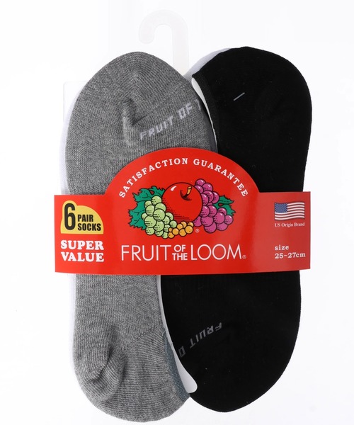 FRUIT OF THE LOOM(フルーツオブザルーム)の「インステップ6pソックス / 6足セット / くるぶし下 / リーズナブル(ソックス/靴下・メンズ・A/B/C/D・25-27CM)」の11枚目の写真