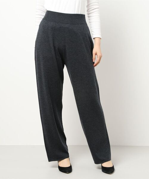 イエナ  ニット  パンツセット IENA LA BOUCLE アルパカラメMIXニットパンツ（その他パンツ）｜IENA