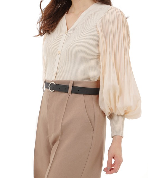 TABI PAL（タビパル）の「【TABI PAL】リングベルト（ベルト・レディース・ホワイト/ホワイト系その他/ブラック/ブラック系その他/ピンク/ピンク系その他/レッド/レッド系その他/ブラウン/ブラウン系その他/キャメル/イエロー系その他/サックスブルー/ブルー系その他・FREE）」の16枚目の写真