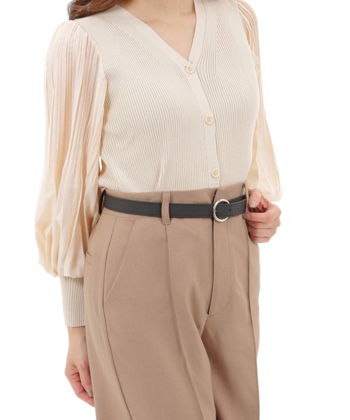 TABI PAL（タビパル）の「【TABI PAL】リングベルト（ベルト・レディース・ホワイト/ホワイト系その他/ブラック/ブラック系その他/ピンク/ピンク系その他/レッド/レッド系その他/ブラウン/ブラウン系その他/キャメル/イエロー系その他/サックスブルー/ブルー系その他・FREE）」の17枚目の写真