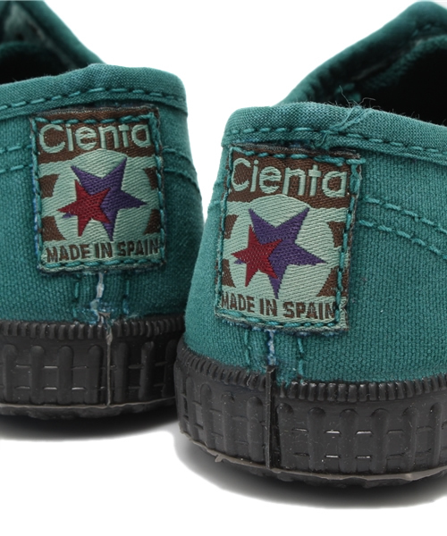 green label relaxing（グリーンレーベルリラクシング）の「CIENTAデッキシューズ14FW（スニーカー・キッズ・マスタード/ケリー・17cm/15cm/16cm/18cm）」の4枚目の写真