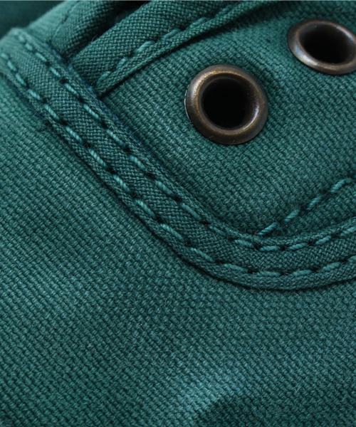 green label relaxing（グリーンレーベルリラクシング）の「CIENTAデッキシューズ14FW（スニーカー・キッズ・マスタード/ケリー・17cm/15cm/16cm/18cm）」の6枚目の写真