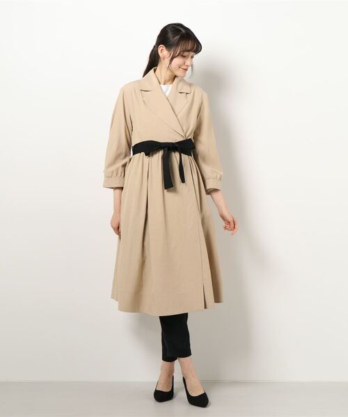 LANVIN en Bleu（ランバンオンブルー）の「リネンテーラードコート 