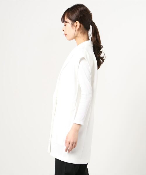 DR.DENIM(ドクターデニム)の「Eden Duster Vest(ベスト・レディース・ホワイト・LARGE/MEDIUM/X-SMALL/SMALL)」の3枚目の写真