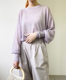 UNRELISH（アンレリッシュ）の「リネンミックスパフシアーニット（ニット/セーター）」