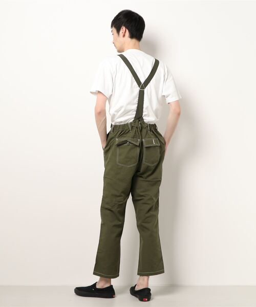 THISIS(ディスイズ)の「ダッグ サスペンダー付きベイカーパンツ(その他パンツ・メンズ・オフホワイト/ブラック/オリーブ/ライトブルー/ワンウォッシュ/キャメル・MEDIUM/LARGE/X-LARGE)」の8枚目の写真