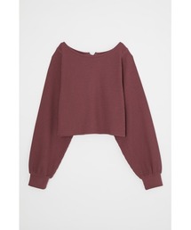 MOUSSY | BACK LACE UP CROPPED トップス(Tシャツ/カットソー)