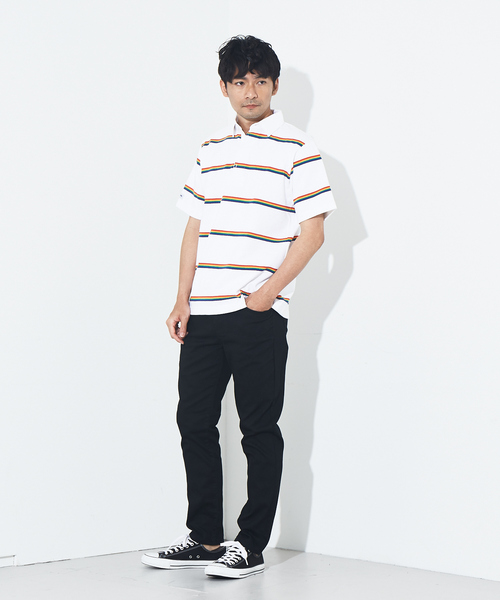 バーバリアン XL ラガーシャツ ポロシャツ 半袖 カットソー Tシャツ LIGHT WEIGHT Rugby Collar Short Sleeve Shirts | BARBARIAN