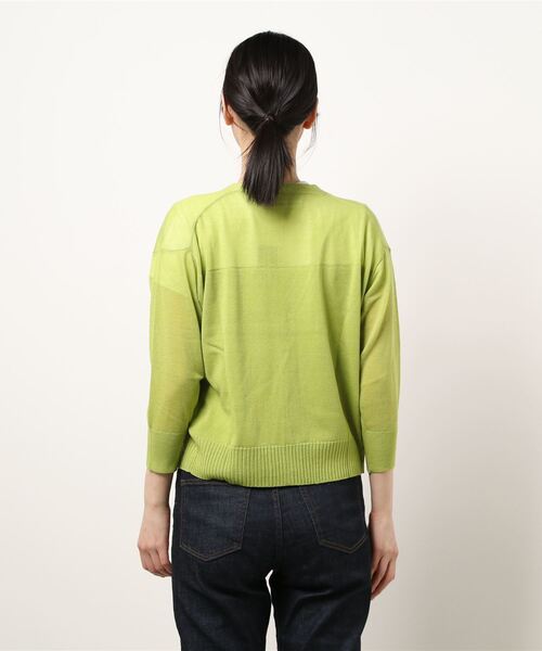 Bou Jeloud（ブージュルード）の「【速乾】グラデーションシアーカーディガン（カーディガン/ボレロ・レディース・ホワイト/ライトグレー/ブラック/グリーン・FREE）」の12枚目の写真