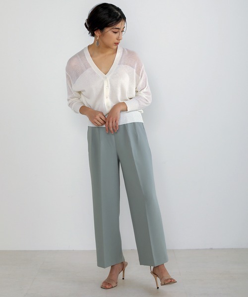 Bou Jeloud（ブージュルード）の「【速乾】グラデーションシアーカーディガン（カーディガン/ボレロ・レディース・ホワイト/ライトグレー/ブラック/グリーン・FREE）」の9枚目の写真