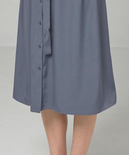 closet story（クローゼットストーリー）の「＜closet story＞□スタンド ギャザー BLT ワンピース -手洗い可能-（ワンピース・レディース・ベージュ/ロイヤルブルー・FREE）」の9枚目の写真