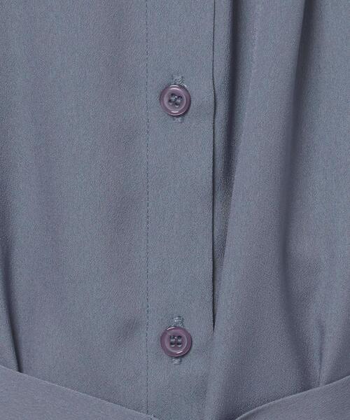 closet story（クローゼットストーリー）の「＜closet story＞□スタンド ギャザー BLT ワンピース -手洗い可能-（ワンピース・レディース・ベージュ/ロイヤルブルー・FREE）」の10枚目の写真