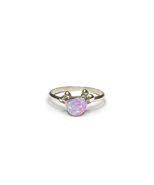 Indian Jewelry(インディアンジュエリー)の「THEATER シアター ランダムカットデザインオパールリング Made in USA(リング・レディース・ホワイト/ピンク/オレンジ/ブルー・#9/#11/#12/#6/#8/#10/#7)」の8枚目の写真