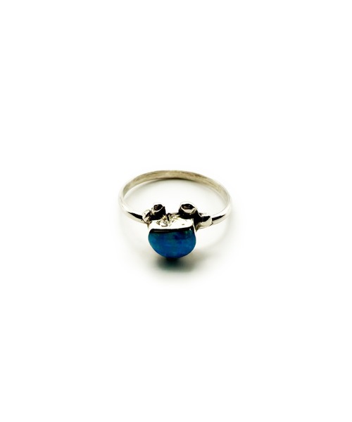 Indian Jewelry(インディアンジュエリー)の「THEATER シアター ランダムカットデザインオパールリング Made in USA(リング・レディース・ホワイト/ピンク/オレンジ/ブルー・#9/#11/#12/#6/#8/#10/#7)」の10枚目の写真