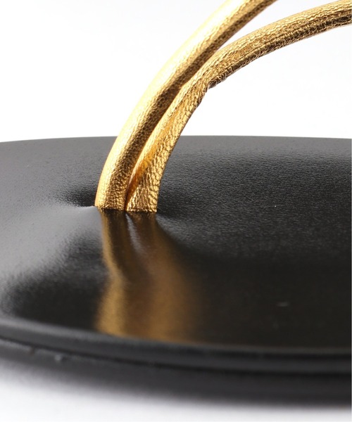 VERMEIL par iena（ヴェルメイユパーイエナ）の「【LAOCOONTE/ラオコンテ】Sandraトングサンダル◆（サンダル・レディース・ブラック/ゴールド/キャメル・38/39/36/37）」の15枚目の写真