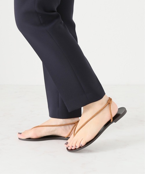 VERMEIL par iena（ヴェルメイユパーイエナ）の「【LAOCOONTE/ラオコンテ】Sandraトングサンダル◆（サンダル・レディース・ブラック/ゴールド/キャメル・38/39/36/37）」の5枚目の写真