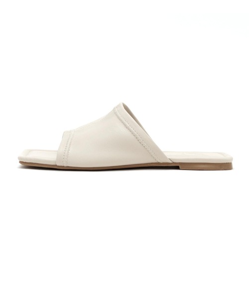 SOROTTO（ソロット）の「ソフトスクエアトゥサンダル（サンダル・レディース・ホワイト/ブラック/グレイッシュベージュ/ブルー・LL/S/M/L）」の20枚目の写真