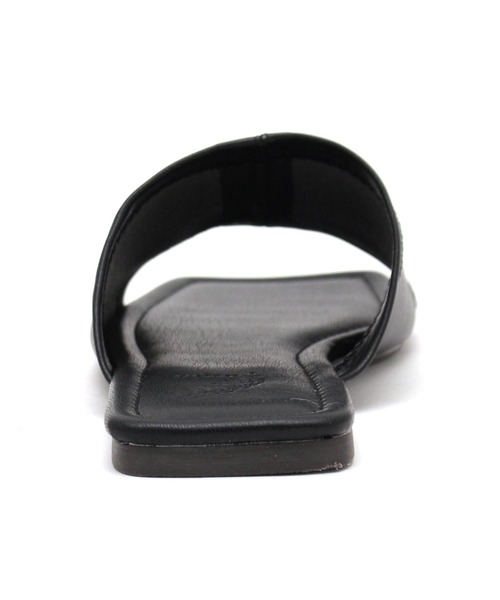 SOROTTO（ソロット）の「ソフトスクエアトゥサンダル（サンダル・レディース・ホワイト/ブラック/グレイッシュベージュ/ブルー・LL/S/M/L）」の12枚目の写真