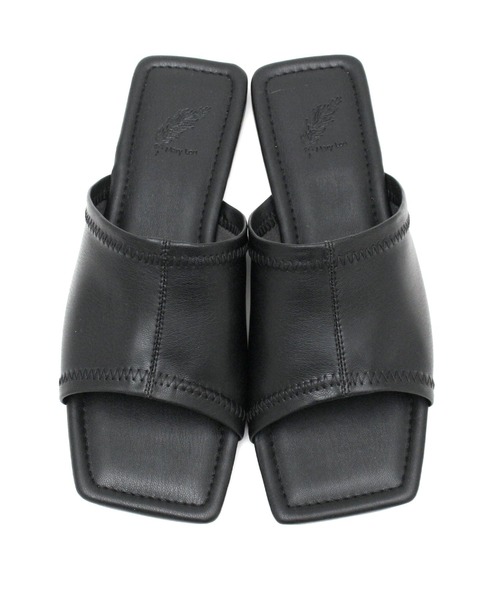 SOROTTO（ソロット）の「ソフトスクエアトゥサンダル（サンダル・レディース・ホワイト/ブラック/グレイッシュベージュ/ブルー・LL/S/M/L）」の21枚目の写真