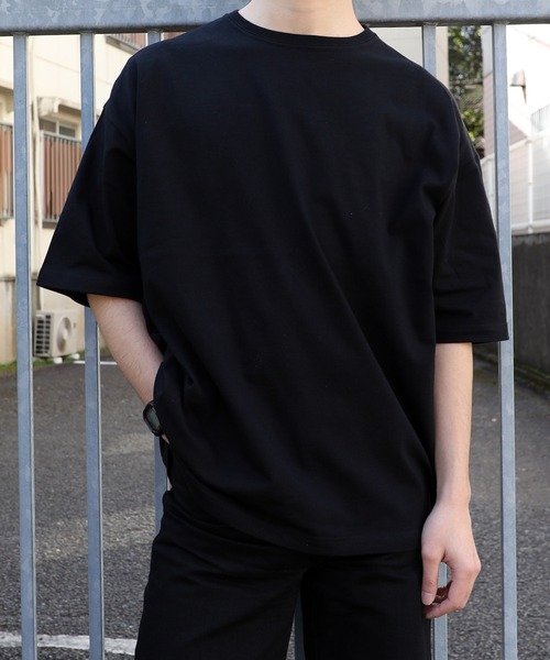 United Athle(ユナイテッドアスレ)の「United Athle/ユナイテッドアスレ 5.6オンス ビッグシルエット Tシャツ(Tシャツ/カットソー・メンズ・ホワイト/ブラック/グレー/ネイビー/カーキ/ラベンダー・MEDIUM/LARGE/X-LARGE/SMALL)」の3枚目の写真