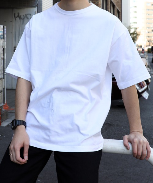 United Athle(ユナイテッドアスレ)の「United Athle/ユナイテッドアスレ 5.6オンス ビッグシルエット Tシャツ(Tシャツ/カットソー・メンズ・ホワイト/ブラック/グレー/ネイビー/カーキ/ラベンダー・MEDIUM/LARGE/X-LARGE/SMALL)」の7枚目の写真
