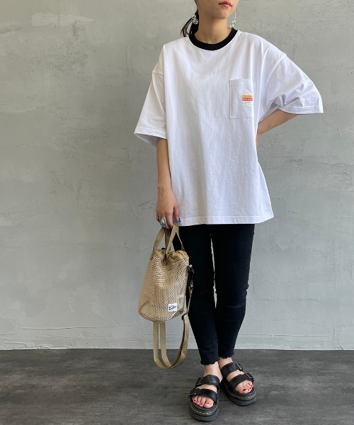 PAYDAY（ペイデイ）の「【BEGIN 6月号掲載】[PAY DAY/ペイデイ] 別注 ロゴ付きリンガービッグTシャツ（Tシャツ/カットソー・メンズ・イエロー/ホワイト/グレー・M/L）」の7枚目の写真