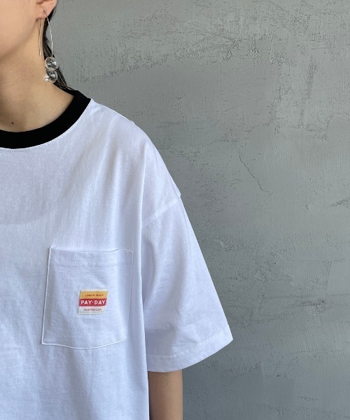 PAYDAY（ペイデイ）の「【BEGIN 6月号掲載】[PAY DAY/ペイデイ] 別注 ロゴ付きリンガービッグTシャツ（Tシャツ/カットソー・メンズ・イエロー/ホワイト/グレー・M/L）」の21枚目の写真