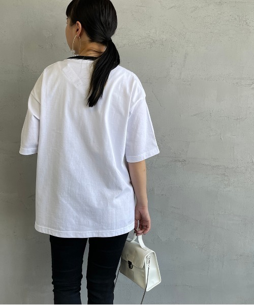 PAYDAY（ペイデイ）の「【BEGIN 6月号掲載】[PAY DAY/ペイデイ] 別注 ロゴ付きリンガービッグTシャツ（Tシャツ/カットソー・メンズ・イエロー/ホワイト/グレー・M/L）」の14枚目の写真