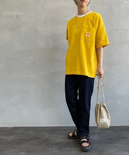 PAYDAY（ペイデイ）の「【BEGIN 6月号掲載】[PAY DAY/ペイデイ] 別注 ロゴ付きリンガービッグTシャツ（Tシャツ/カットソー・メンズ・イエロー/ホワイト/グレー・M/L）」の9枚目の写真