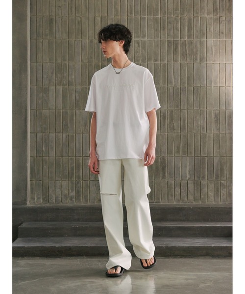 13MONTH（サーティーンマンス）の「【13month】ART ORIGINAL T-SHIRT（Tシャツ/カットソー・レディース・ホワイト系1/ホワイト系2・S/L）」の5枚目の写真