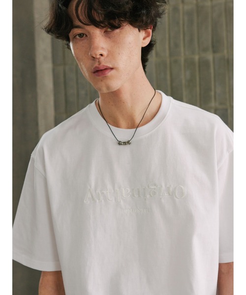 13MONTH（サーティーンマンス）の「【13month】ART ORIGINAL T-SHIRT（Tシャツ/カットソー・レディース・ホワイト系1/ホワイト系2・S/L）」の4枚目の写真