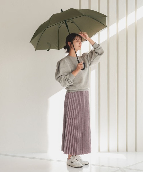 DONOBAN（ドノバン）の「ビッグサイズ雨傘（無地）（長傘・レディース・ブラック/グレー/ネイビー/レッド/カーキ・ONESIZE）」の11枚目の写真