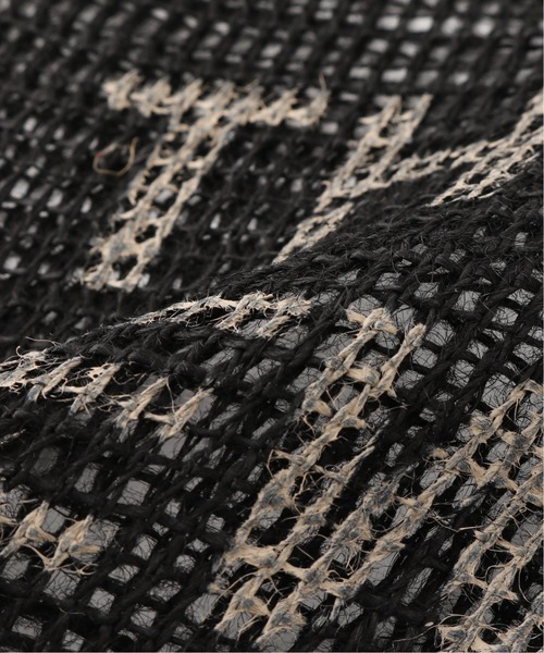 MAISON BENGAL（マイソンベンガル）の「【MAISON BENGAL/メゾンベンガル】 ジュートバッグ/jute is htw new black（ショルダーバッグ・レディース・ブラック/ベージュ・FREE）」の6枚目の写真