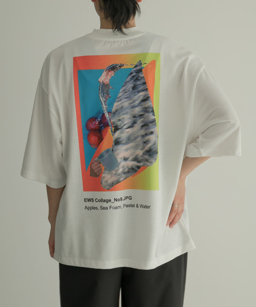 Uiscel(ユイセル)の「Uiscel 『別注』アートグラフィックTシャツA(Tシャツ/カットソー・メンズ・ホワイト・ONE)」の1枚目の写真