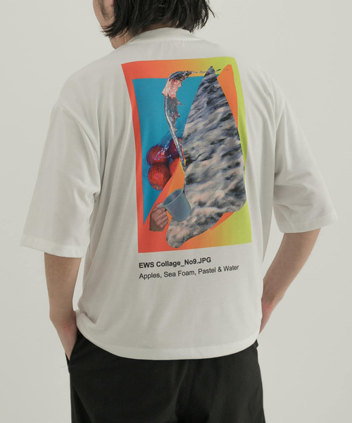 Uiscel(ユイセル)の「Uiscel 『別注』アートグラフィックTシャツA(Tシャツ/カットソー・メンズ・ホワイト・ONE)」の5枚目の写真