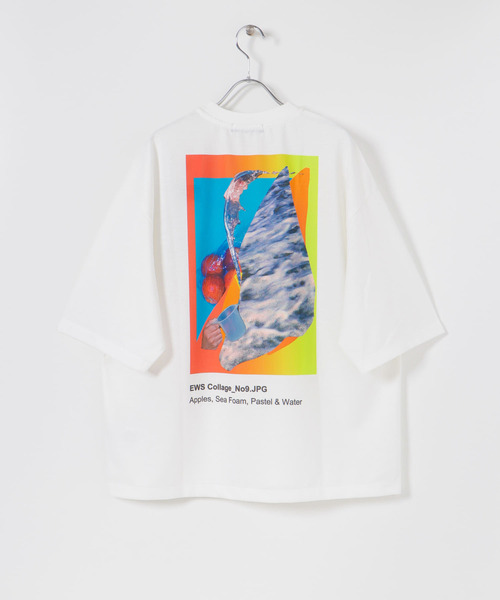 Uiscel(ユイセル)の「Uiscel 『別注』アートグラフィックTシャツA(Tシャツ/カットソー・メンズ・ホワイト・ONE)」の9枚目の写真