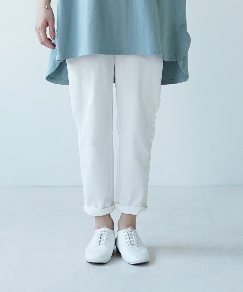 LUPILIEN(ルピリアン)の「人気定番◆ゆるりらストレッチテーパードパンツ(その他パンツ・レディース・ベージュ/カーキ/オフホワイト/チャコールグレー/ライトグレー/ネイビー・S/M/L)」の2枚目の写真