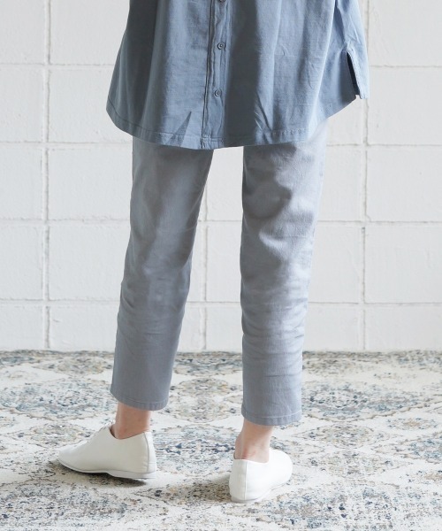 LUPILIEN(ルピリアン)の「人気定番◆ゆるりらストレッチテーパードパンツ(その他パンツ・レディース・ベージュ/カーキ/オフホワイト/チャコールグレー/ライトグレー/ネイビー・S/M/L)」の3枚目の写真