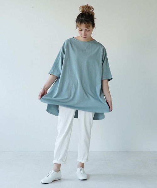 LUPILIEN(ルピリアン)の「人気定番◆ゆるりらストレッチテーパードパンツ(その他パンツ・レディース・ベージュ/カーキ/オフホワイト/チャコールグレー/ライトグレー/ネイビー・S/M/L)」の7枚目の写真