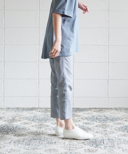LUPILIEN(ルピリアン)の「人気定番◆ゆるりらストレッチテーパードパンツ(その他パンツ・レディース・ベージュ/カーキ/オフホワイト/チャコールグレー/ライトグレー/ネイビー・S/M/L)」の14枚目の写真