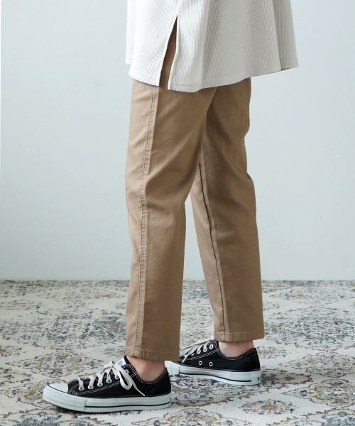 LUPILIEN(ルピリアン)の「人気定番◆ゆるりらストレッチテーパードパンツ(その他パンツ・レディース・ベージュ/カーキ/オフホワイト/チャコールグレー/ライトグレー/ネイビー・S/M/L)」の16枚目の写真