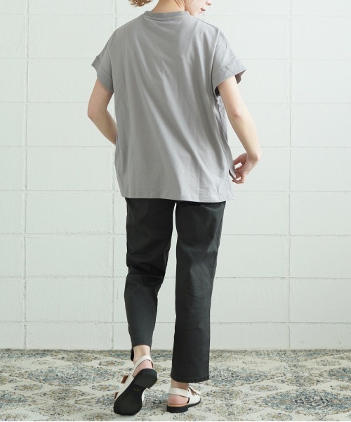LUPILIEN(ルピリアン)の「人気定番◆ゆるりらストレッチテーパードパンツ(その他パンツ・レディース・ベージュ/カーキ/オフホワイト/チャコールグレー/ライトグレー/ネイビー・S/M/L)」の20枚目の写真