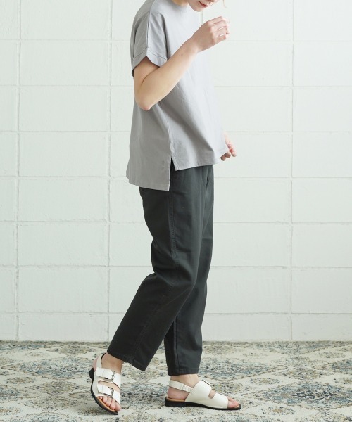 LUPILIEN(ルピリアン)の「人気定番◆ゆるりらストレッチテーパードパンツ(その他パンツ・レディース・ベージュ/カーキ/オフホワイト/チャコールグレー/ライトグレー/ネイビー・S/M/L)」の22枚目の写真