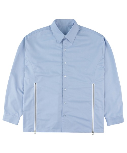OY/オーワイ』CUTTING ZIPPER SHIRTS/カッティングジッパー