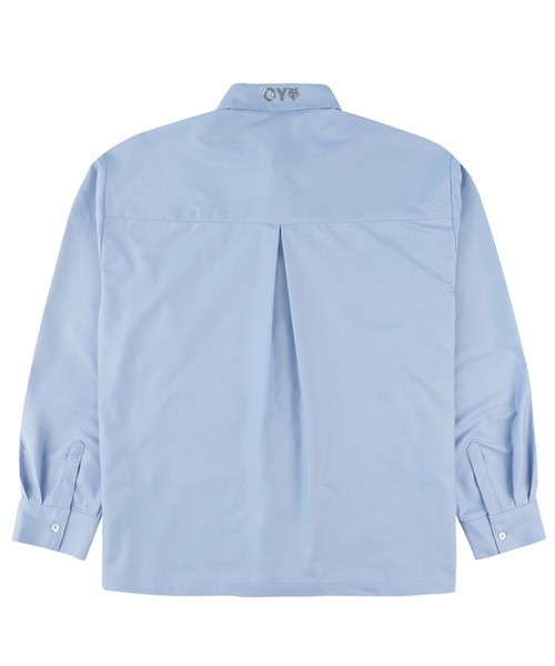 ★OY★CARRIAGE LONG SLEEVE - WHITE★正規品/韓国直送用込/人気 OY/オーワイ』CUTTING ZIPPER SHIRTS/カッティングジッパー